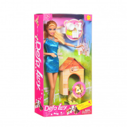 Кукла Барби с собачкой - фото